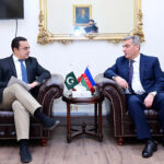 Federal Minister for Economic Affairs Ahad Cheema in meeting with Ambassador of Azerbaijan, Khazar Farhadov