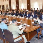 Sindh Chief Minister Syed Murad Ali Shah presides over the 3rd Steering Committee meeting for the 12th Edition of the International Defence Exhibition and Seminar -IDEAS 2024 at CM House