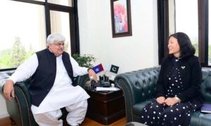 The Country Director Asian Development Bank (ADB) Ms. Emma Fan called on Chairman FBR Mr. Rashid Mahmood Lagrial today at Federal Board of Revenue Headquarters.