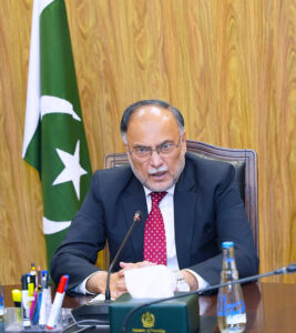 Federal Minister for Planning Development & Special Initiatives Ahsan Iqbal meeting with delegation from the China Asia Economic Development Association (CAEDA).
