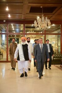 DPM expresses gratitude to Maulana Fazal for his condolence