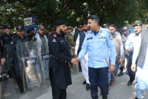 IGP visits D-Chowk, emphasizes vigilance in ensuring capital’s law & order