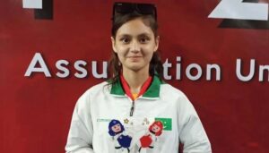 Humayun Khan wishes success for Young Taekwondo Champion Ayesha Ayaz