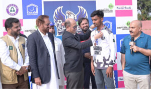 High Commission Malaysia Azhar Bin Mazlan inaugurates Shaheen Sports League Organised by Al Khidmat Foundation on Iqbal Day at Sports Complex