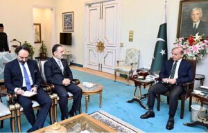 Ambassador of the Republic of Turkiye, Irfan Neziroglu calls on Prime Minister Muhammad Shehbaz Sharif.