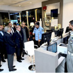 Prime Minister Muhammad Shehbaz Sharif visits the Police Service Center established for facilitation of diplomatic community