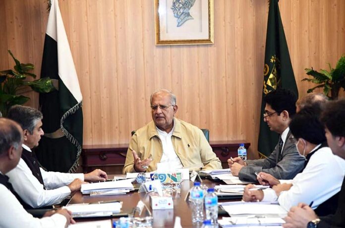 Federal Minister for Housing & Works ,Mian Riaz Hussain Pirzada chaired the 36th Executive Board Meeting of the Federal Government Employees Housing Authority in federal capital