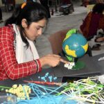 Students participating in Arts and Painting Competition organized by University of Education and Formanite School System