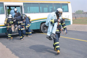 Pakistan Airports Authority conducts a full-scale emergency exercise at Multan International Airport to test staff preparedness and equipment functionality.