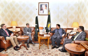 A parliamentary delegation from Spain is meeting with Governor Punjab Sardar Saleem Haider. They are accompanied by Ambassador of Spain to Pakistan Zahoor Ahmed at the Governor House.