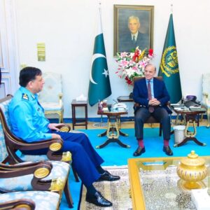 Chief of Air Staff Air Chief Marshall Zaheer Ahmad Babar Sidhu called on Prime Minister Muhammad Shehbaz Sharif