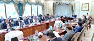 Prime Minister Muhammad Shehbaz Sharif chairs the Federal Cabinet Meeting.