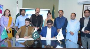 Chairman Prime Minister's Youth Programme Rana Mashhood Ahmed Khan witnessed the letter of intent singing ceremony between Prime Minister's Youth Programme and Social Innovation Academy