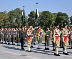 General Zhang Youxia, Vice Chairman of the Central Military Commission (CMC) of the People’s Republic of China, is accorded a guard of honor by a smartly turned-out contingent of the Pakistan Army upon his arrival at General Headquarters (GHQ) along with a high-level delegation