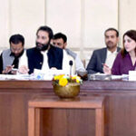 Senator Faisal Saleem Rehman, Chairman Senate Standing Committee on Interior presiding over a meeting of the committee at Parliament House