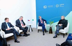 Prime Minister Muhammad Shehbaz Sharif met the Prime Minister of the Czech Republic, Petr Fiala, on the margins of the World Leaders Climate Action Summit.