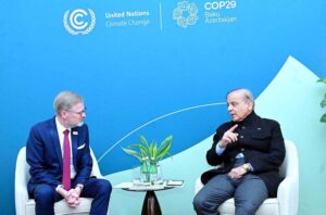 Prime Minister Muhammad Shehbaz Sharif met the Prime Minister of the Czech Republic, Petr Fiala, on the margins of the World Leaders Climate Action Summit.