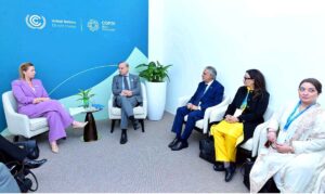 Prime Minister Muhammad Shehbaz Sharif met the Prime Minister of Denmark H.E. Mette Frederiksen on the sidelines of the COP-29 Climate Action Summit.