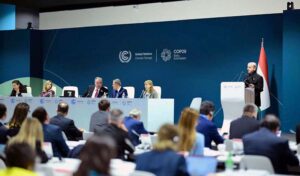 Prime Minister Muhammad Shehbaz Sharif addressing the High Level Event titled "Glaciers 2025: Taking Global Action on Glaciers" hosted by the President of Tajikistan, H.E. Emomali Rahmon on the sidelines of COP-29 Climate Action Summit.