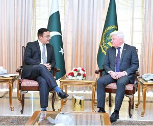 Federal Minister for Economic Affairs, Ahad Cheema in meeting with Ambassador of Czech Republic, H.E. Ladislav Steinhubel.