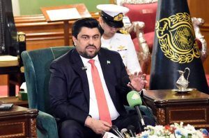 US Ambassador Donald Bloom calls on Sindh Governor Kamran Khan Tessori at Governor House