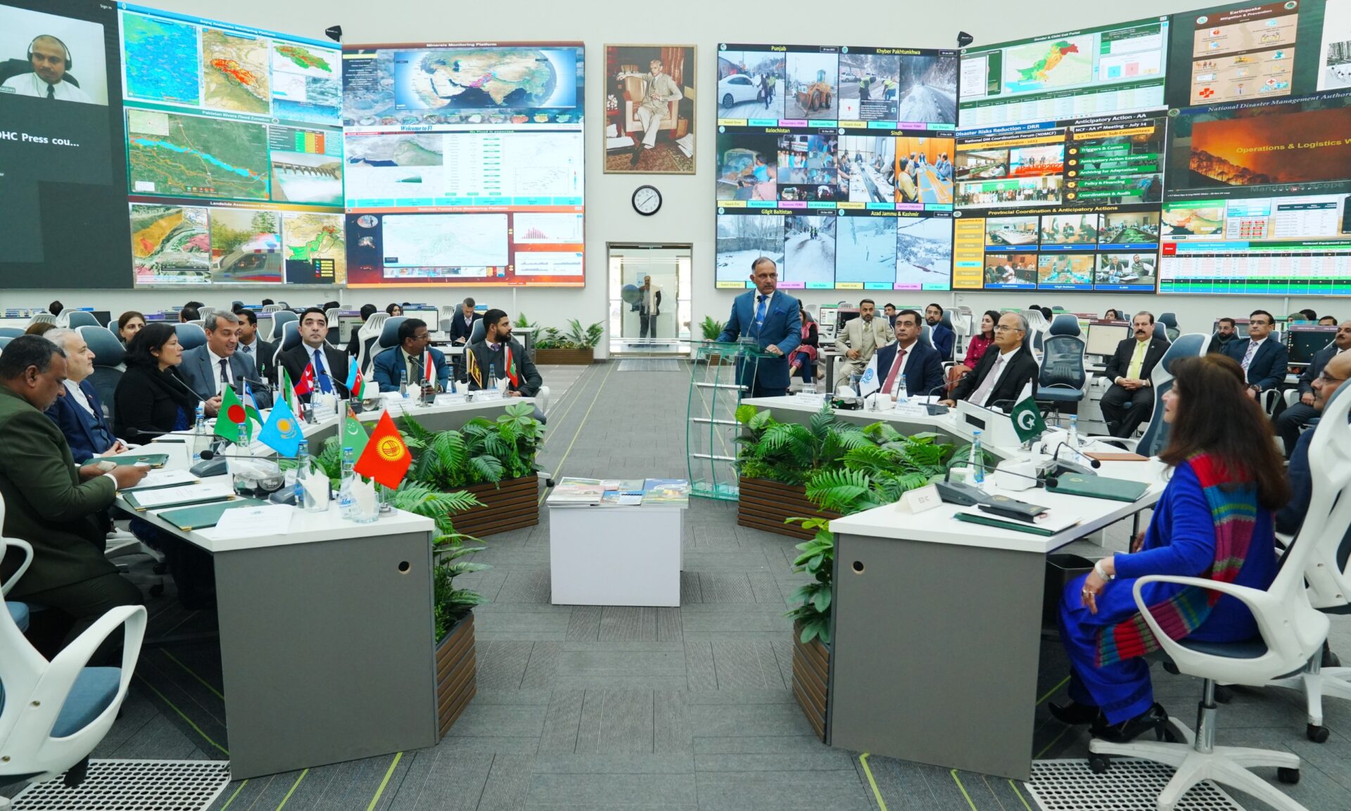 Regional countries diplomats visit NDMA to explore NEOC capabilities ...