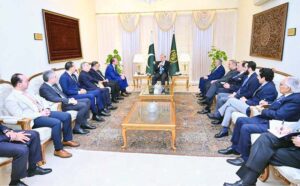 A delegation of leading US Investors led by Gentry Beach called on Prime Minister Muhammad Shehbaz Sharif
