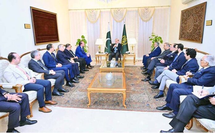 A delegation of leading US Investors led by Gentry Beach called on Prime Minister Muhammad Shehbaz Sharif