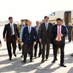 Prime Minister Muhammad Shehbaz Sharif reaches Karachi on day long visit