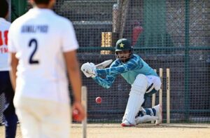 West Indies cricket team players in action during practice session at the Islamabad Club, in preparation for the upcoming test series between Pakistan and West Indies.