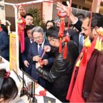 Ambassador of China to Pakistan, Jiang Zaidong visiting stalls during an event regarding Chinese New Year
