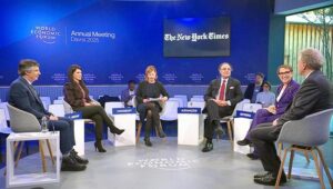 Minister of Finance, Muhammad Aurangzeb invited as a speaker at a panel discussion on debt sustainability by the World Economic Forum. The session was titled: "Back into the black: How to ease the debt structure?".
