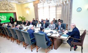 Prime Minister Muhammad Shehbaz Sharif chairs a meeting regarding measures taken against human trafficking.