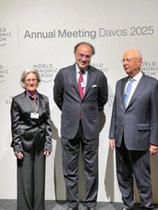 Minister of Finance, Muhammad Aurangzeb met with Professor Klaus Schwab, Founder of the World Economic Forum (WEF) and Hilde Schwab, Chairperson and Co-Founder of the Schwab Foundation for Social Entrepreneurship.