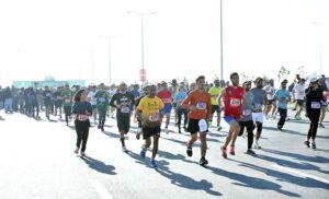 A large number of people participating in Islamabad Marathon 2025 organized by “Islamabad Run with Us”