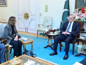 Vice Chancellor of University of London Wendy Thomson called on Prime Minister Muhammad Shehbaz Sharif.