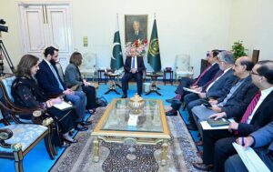Vice Chancellor of University of London Wendy Thomson called on Prime Minister Muhammad Shehbaz Sharif.