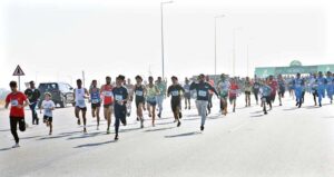 A large number of people participating in Islamabad Marathon 2025 organized by “Islamabad Run with Us”