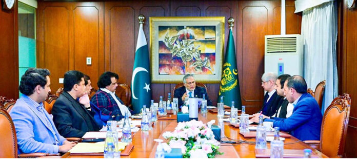 Deputy Prime Minister and Foreign Minister, Senator Mohammad Ishaq Dar chairs the meeting to look after affairs of Development and Management of Hazrat Bari Imam Shrine/Complex