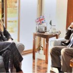 H.E. Ms. Jane Marriott, British High Commissioner called on Minister for Defence, Defence Production and Aviation, Khawaja Muhammad Asif in federal capital