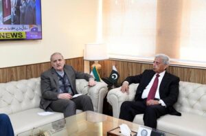 Federal Minister Rana Tanveer Hussain Meets Iranian Ambassador to Strengthen Agricultural Cooperation.