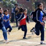 Students compete fiercely to win the race during the Annual Sports Day 2025 at SZABIST School and Intermediate College