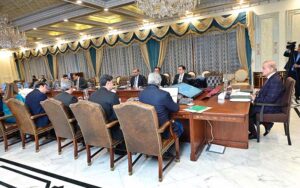 Prime Minister Muhammad Shehbaz Sharif chairs a meeting on the matters related to Ministry of National Health Services.