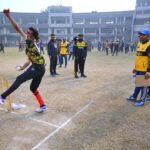 Famous cricketer Muhammad Yousaf taking trial of players during Peshawar Zalmi Talent Hunt & trials 2025 at Arbab Niaz Stadium