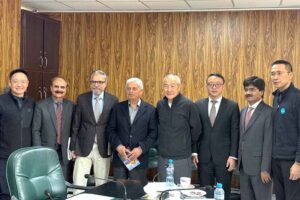 Federal Minister for National Food Security and Research, Rana Tanveer Hussain, welcomes a delegation from BGI Group, led by Dr. Wang Jian, Chairman BGI South Asia, to discuss enhanced cooperation in food security, agricultural genomics, and research