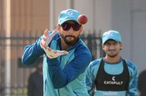 West Indies cricket team players in action during practice session ahead of the first Test Cricket Match against Pakistan at Multan Cricket Stadium.