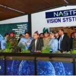President Asif Ali Zardari being briefed about the National Aerospace Science and Technology Park (NASTP), during his visit to NASTP
