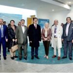 Parliamentary delegation from Pakistan led by Chairman Senate, Syed Yousaf Raza Gilani in a group photo with newly elected Speaker of Irish Parliament, TD Verona Murphy