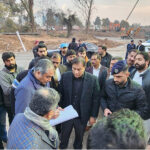 Federal Minister for Interior Mohsin Naqvi visiting Serena Chowk Interchange Project
