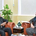 Federal Minister for Religious Affairs and Inter-Faith Harmony Chaudhary Salik Hussain met with Archbishop Germano Penemote, Ambassador Vatican City